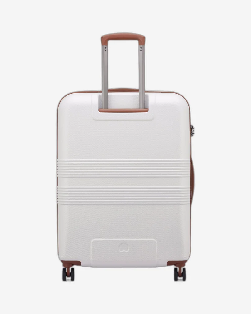 DELSEY Paris  Delsey Flanerie SE 66cm Check In trolley, Champagne, 4 spinner wheels, polycarbonate hard shell, expandable, TSA lock, dual handle, spacious interior, 5-year warranty  | Best Price UAE